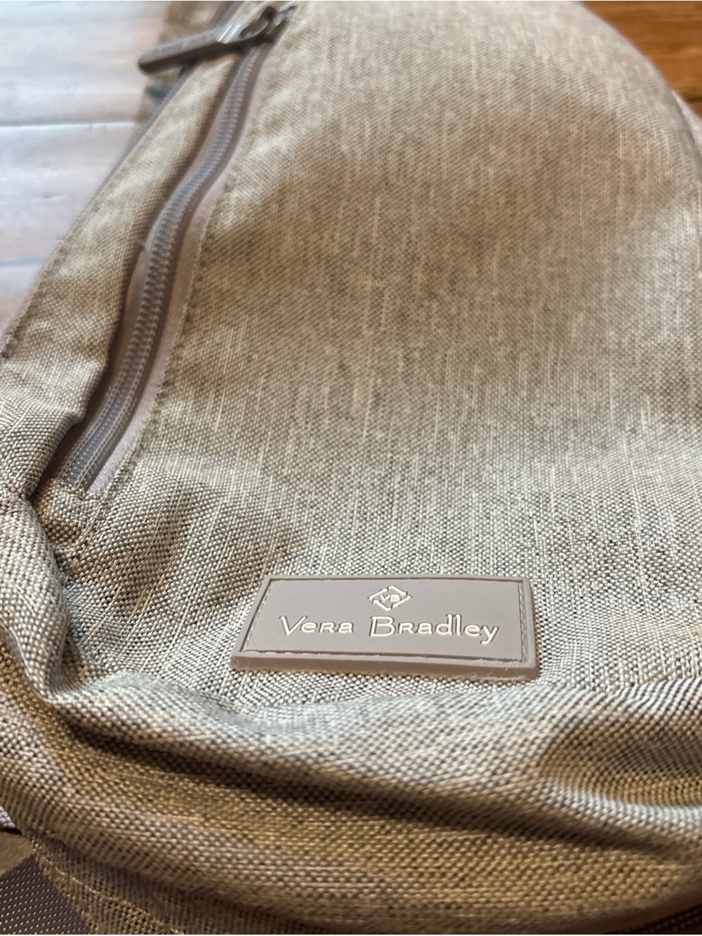 Vera Bradley Lighten Up Essential Sling Backpack Heather Gray - Picture 3 of 8